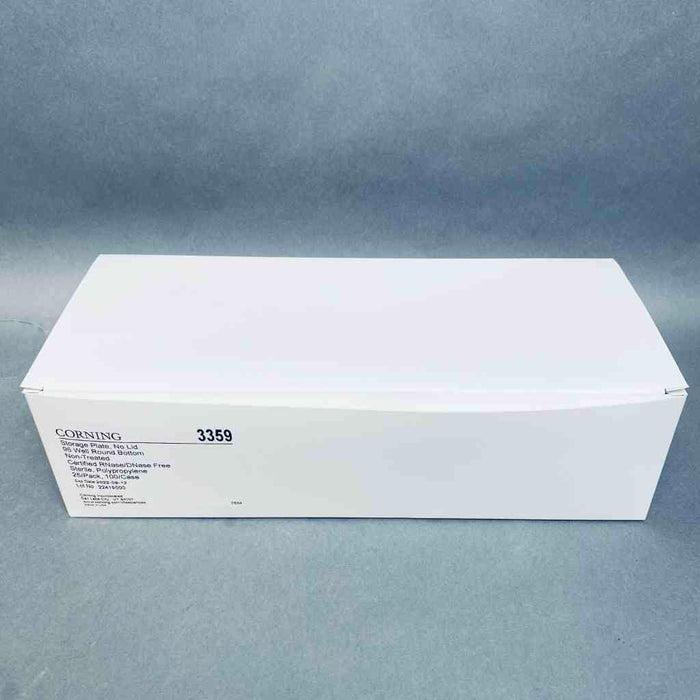 Corning Microplate 96 Well 330 ul Sterile Polypropylene Case of 100 Plates Petri Dishes/Culture Plates Corning