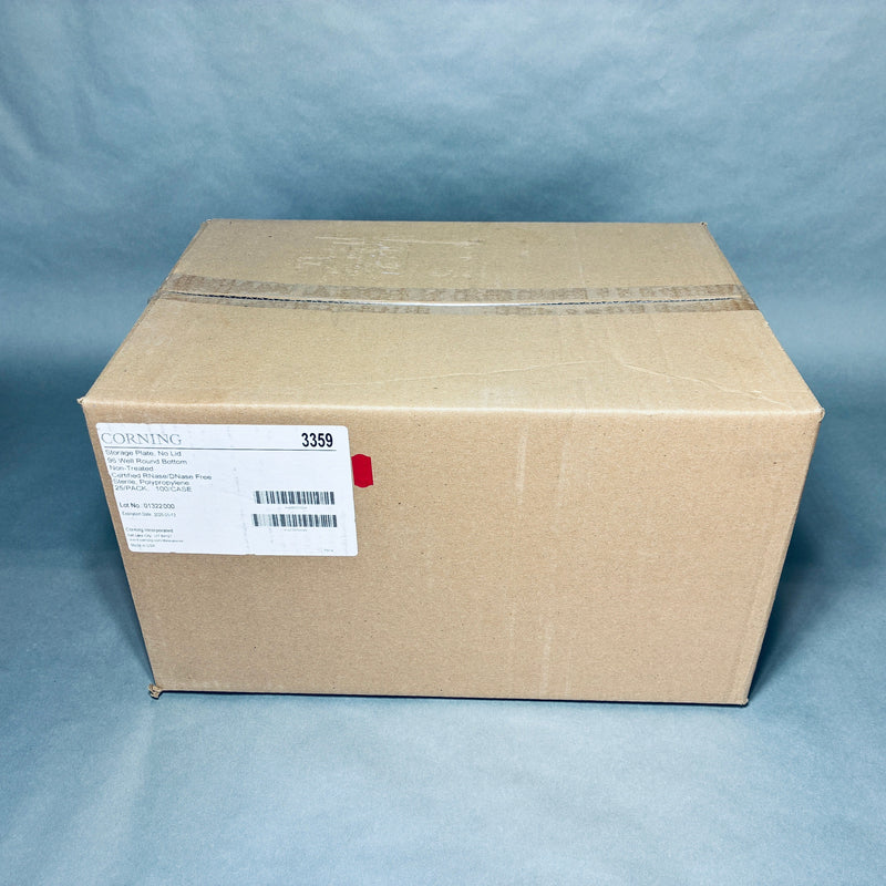 Corning Microplate 96 Well 330 ul Sterile Polypropylene Case of 100 Plates Petri Dishes/Culture Plates Corning
