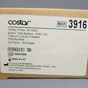 Corning Microplate 96 Well Black with Lid 2 Packs with 20 Plates Each Petri Dishes/Culture Plates Corning