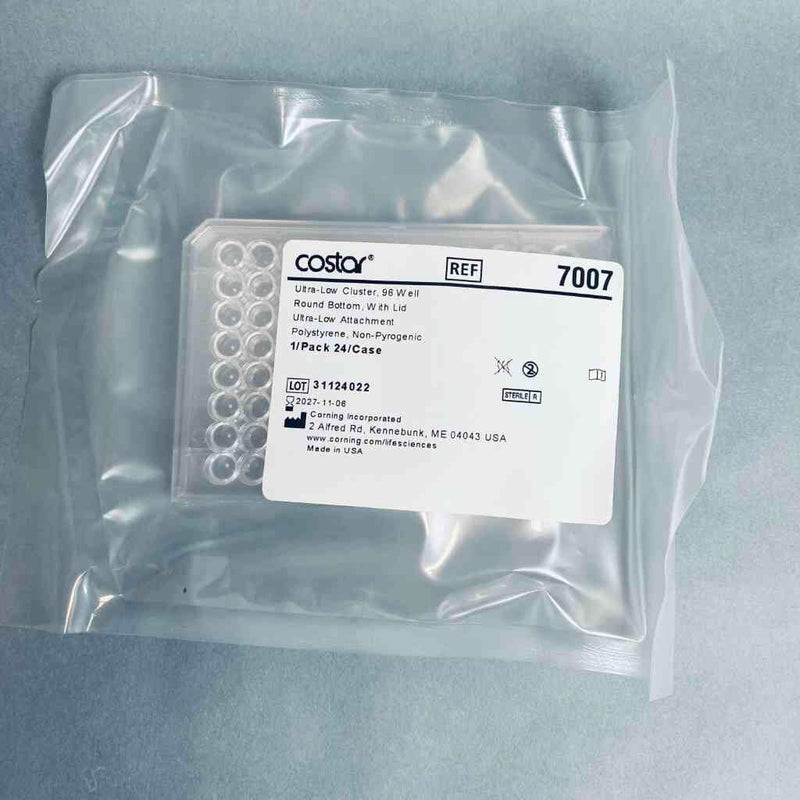 Corning Microplate 96 Well Sterile Individually Sealed Polystyrene Case of 24 Plates Microplates Corning
