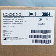 Corning Microplate 96 Well with Lid Clear Bottom PS Case of 100 Plates Petri Dishes/Culture Plates Corning