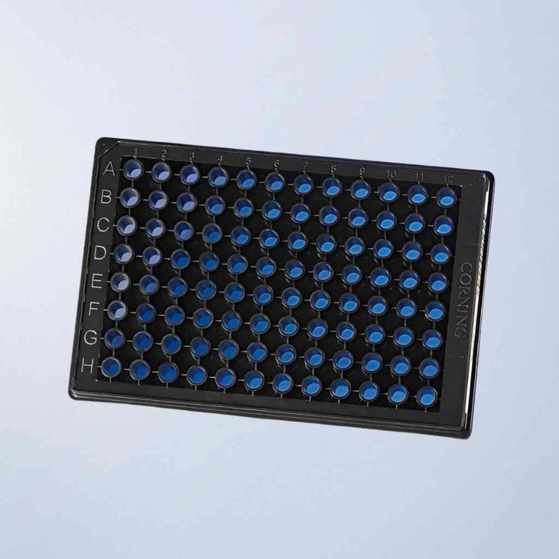 Corning Microplate Black Clear Ultra Thin Bottom Sealed 25 Plates Petri Dishes/Culture Plates Corning