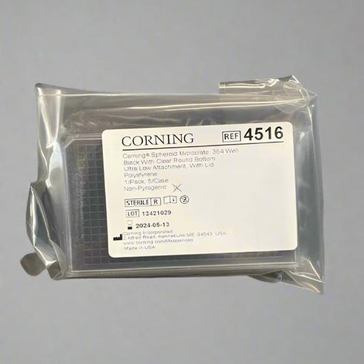 Corning Microplate with Lid 384 Well 90 ul PS Round Bottom 5 Plates Lab Consumables::Storage and Culture Plates Corning