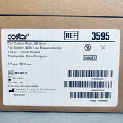 Corning Microplate with Lid 96 Well Flat Bottom Polystyrene Individually Sealed Case of 50 Plates Petri Dishes/Culture Plates Corning