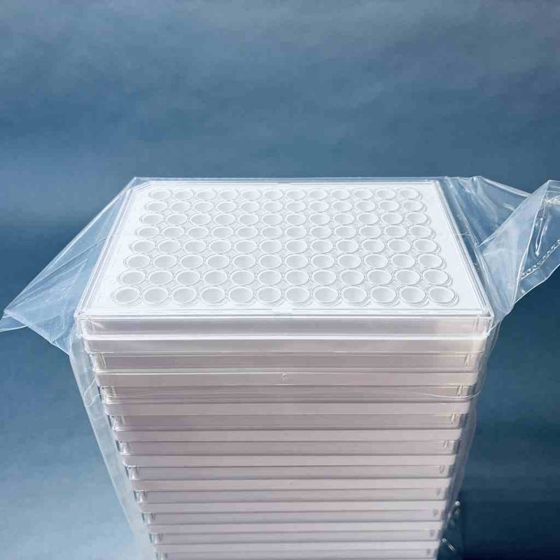 Corning Microplate with Lid 96 Well White Polystyrene Sterile Case of 100 Plates Microplates Corning