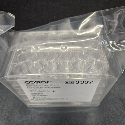 Corning Microplate with Lid CellBIND 24 Well 1.9 cm2 Growth Area 50 Plates Lab Consumables::Storage and Culture Plates Corning