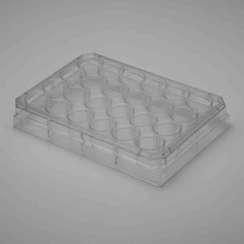 Corning Microplate with Lid CellBIND 24 Well 1.9 cm2 Growth Area 50 Plates Petri Dishes/Culture Plates Corning