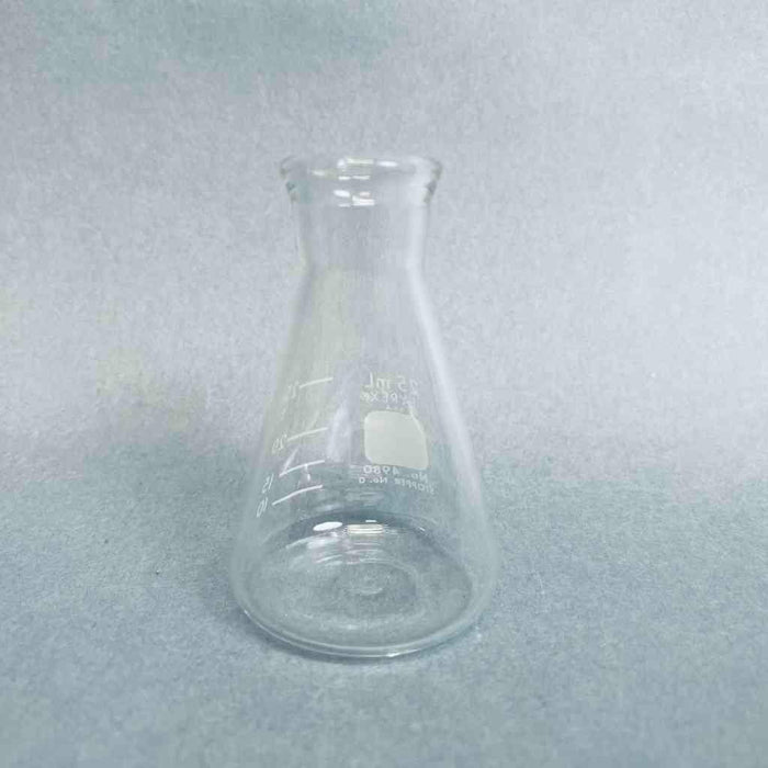 Corning Narrow Mouth 25 ml Flasks with Heavy Duty Rim - Set of 12 Flasks Lab Flasks Corning