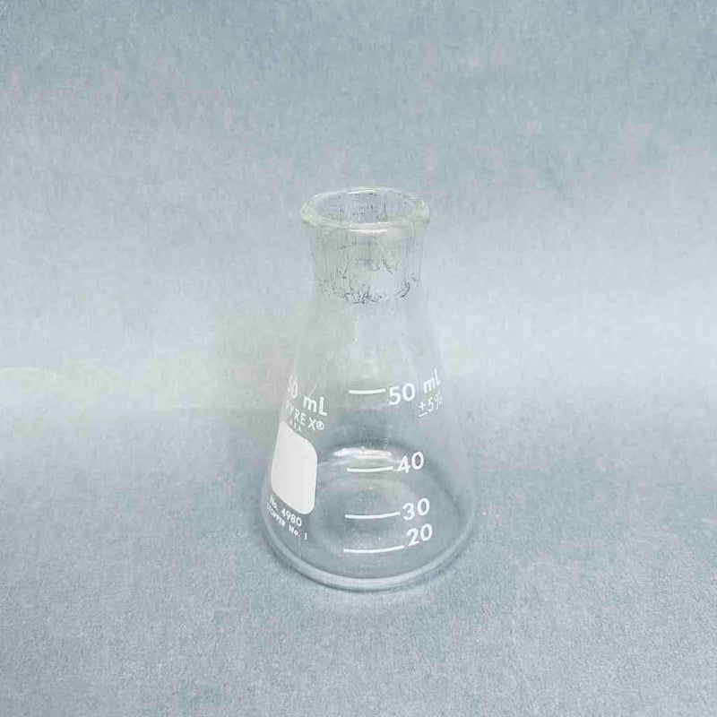 Corning Narrow Mouth 50 ml Flasks with Heavy Duty Rim - Set of 12 Flasks Lab Flasks Corning