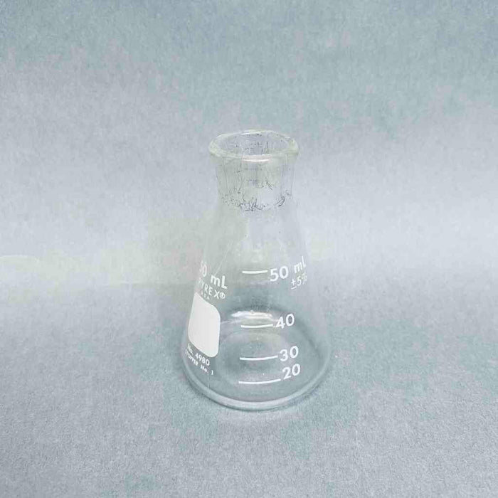 Corning Narrow Mouth 50 ml Flasks with Heavy Duty Rim - Set of 12 Flasks Lab Flasks Corning