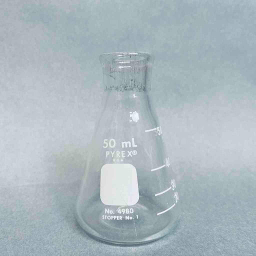 Corning Narrow Mouth 50 ml Flasks with Heavy Duty Rim - Set of 12 Flasks Lab Flasks Corning