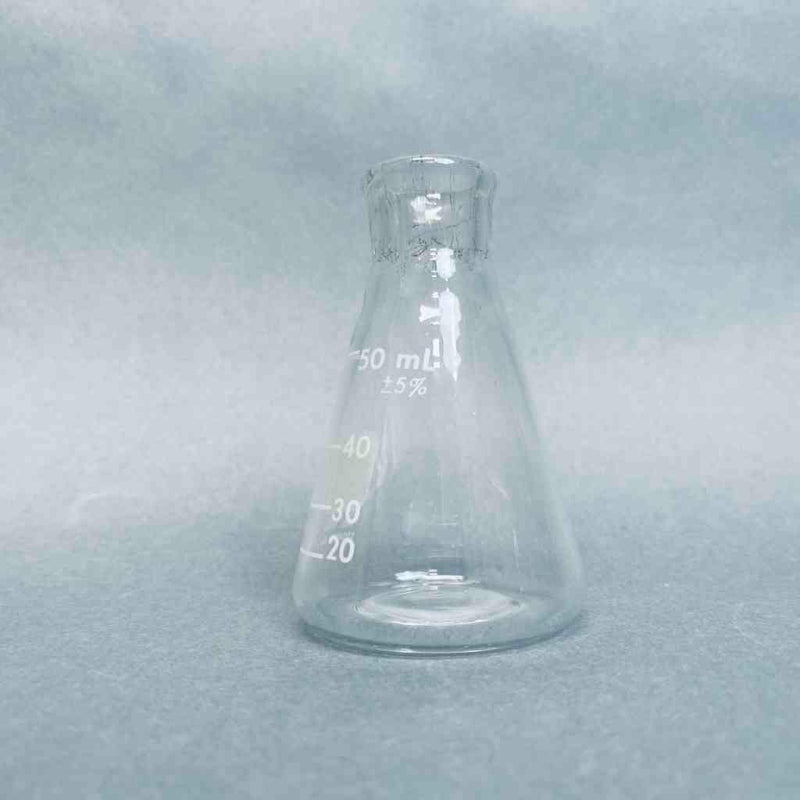 Corning Narrow Mouth 50 ml Flasks with Heavy Duty Rim - Set of 12 Flasks Lab Flasks Corning