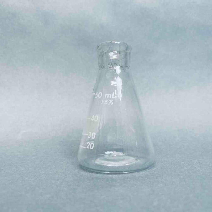 Corning Narrow Mouth 50 ml Flasks with Heavy Duty Rim - Set of 12 Flasks Lab Flasks Corning