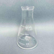 Corning Pyrex 125 ml Erlenmeyer Flask Narrow Mouth - Lot of 12 Flasks Lab Flasks Corning