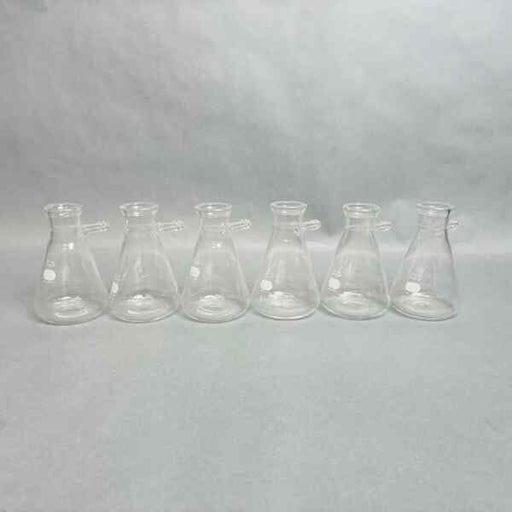 Corning Pyrex 125 ml Filtering Flask with Sidearm Set of 6 Glassware Corning