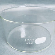 Corning Pyrex Crystalizing Dish 1200 ml 150 x 75 mm with Heavy Duty Rim 2 Dishes Glassware Corning
