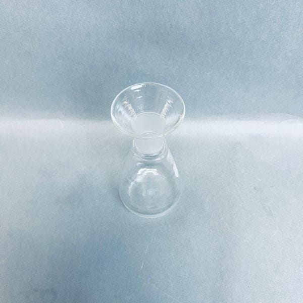 Corning PYREX Determination Flask Only 125 ml Lot of 2 Flasks Glassware Corning