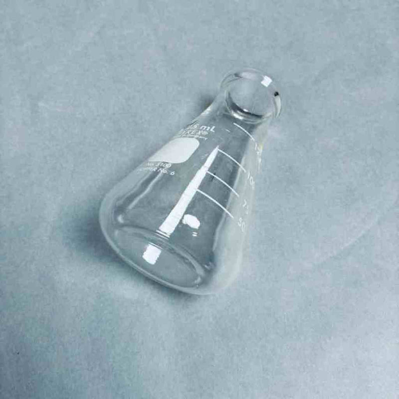 Corning PYREX Erlenmeyer Flask 125 ml Wide Mouth Heavy Duty Rim Lot of 10 Flasks Lab Flasks Corning