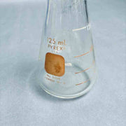Corning PYREX Erlenmeyer Flask 125 ml Wide Mouth Heavy Duty Rim Lot of 10 Flasks Lab Flasks Corning
