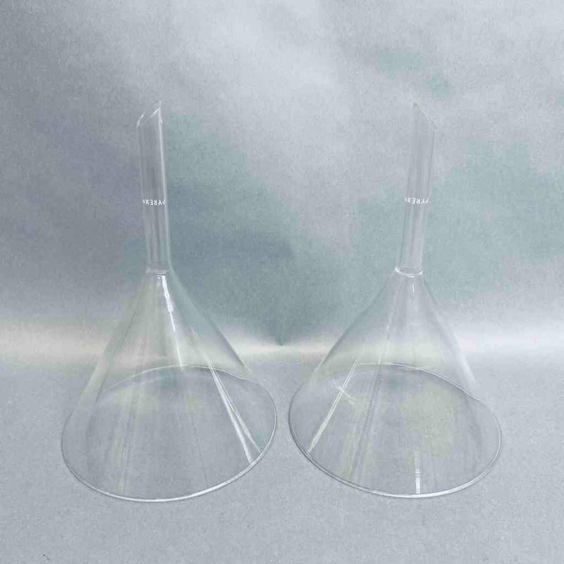 Corning Pyrex Glass Funnel 60 Degree Angle 147 mm Diameter Lot of 2 Funnels Funnels Corning