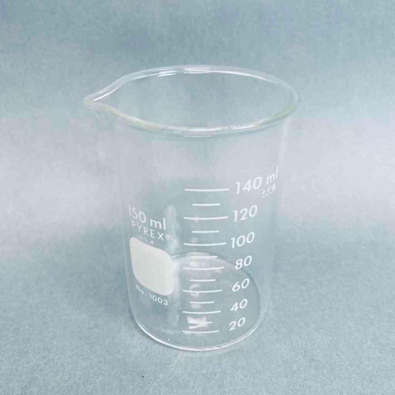 Corning Pyrex Heavy Wall Griffin Beaker 150 ml Lot of 6 Flasks Beakers Corning