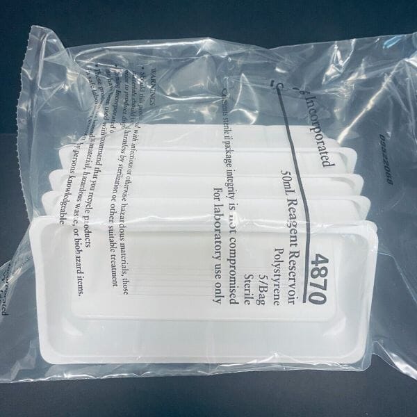 Corning Reagent Reservoir 50 ml Sterile Total 100 Reservoirs Lab Consumables::Reservoirs Corning