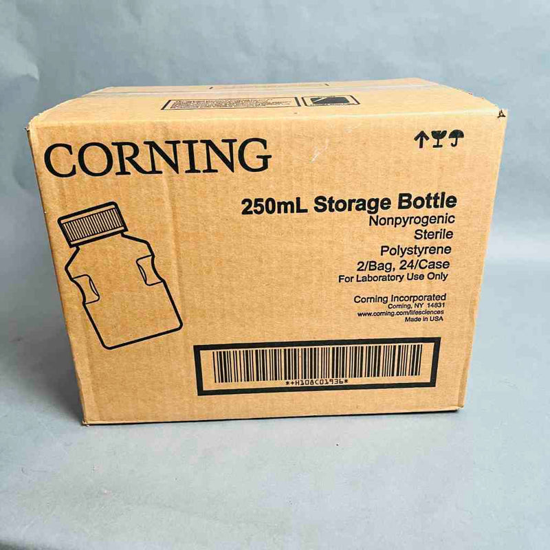 Corning Storage Bottle 250 ml Easy Grip Sterile Case of 24 Bottles Bottles Corning
