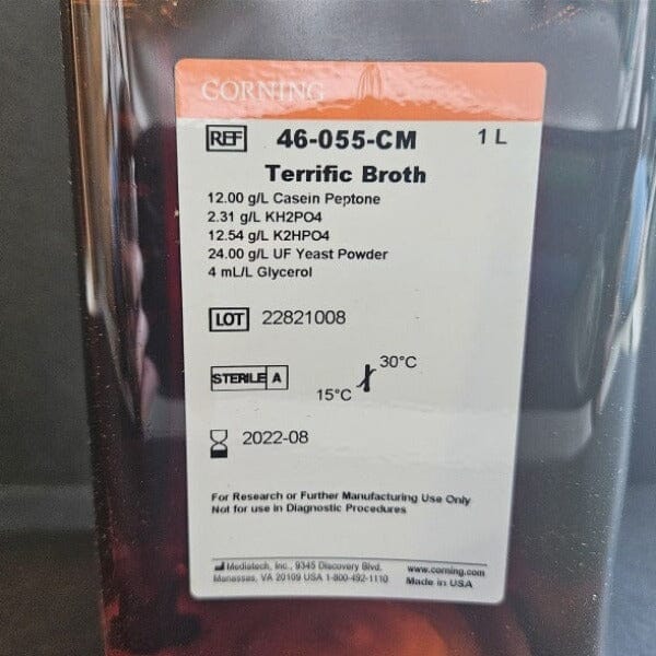 Corning Terrific Broth 1 L Case of 6 Bottles Other Corning