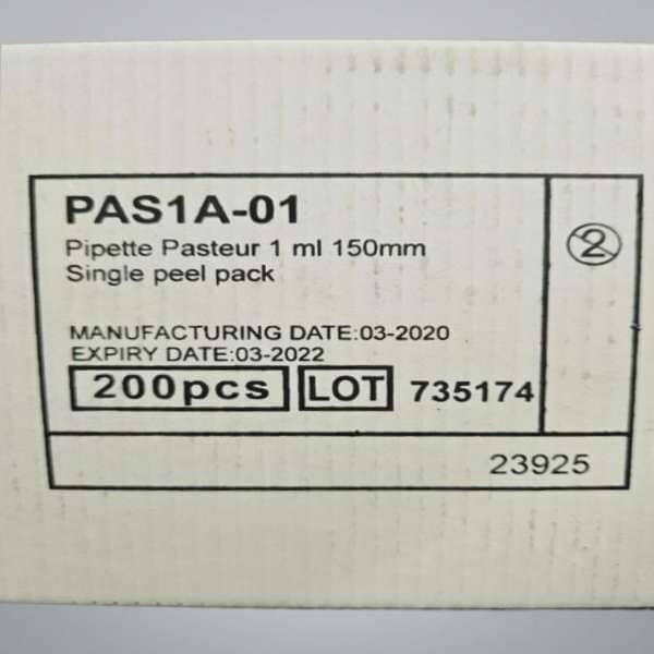 Corning Transfer Pipette 1 ml Sterile Individually Sealed 200 Pipettes Pipettes Corning