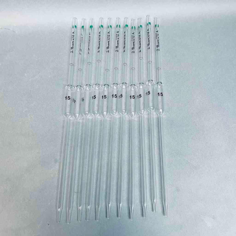 Corning Volumetric Pipette Glass Class A Total of 11 Pipettes Pipets & Pipette Tips Corning
