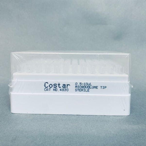 Costar Micro Volume Pipette Tips 0.5 - 10 ul E Tip 6 Racks of 96 Tips Each Pipets & Pipette Tips Costar