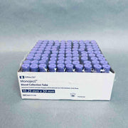 Covidien Monoject Blood Collection Tube 2 ml 10.25 mm x 50 mm 5 Packs of 100 Tubes Each Blood Collection Tubes Covidien