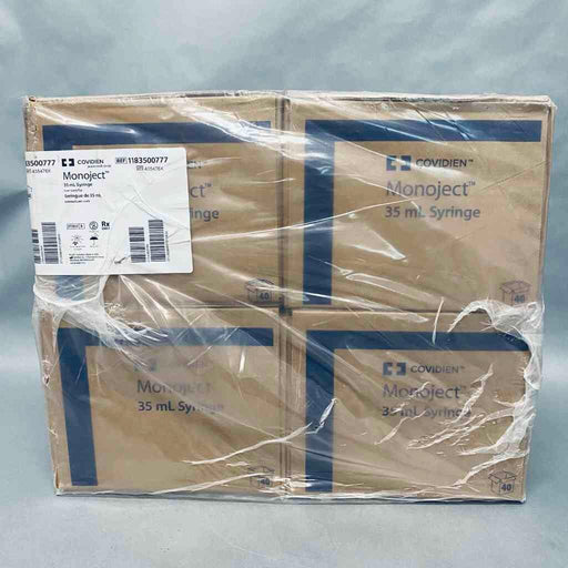 Covidien Monoject Luer-Lock Syringe 35 ml Case of 160 Syringes Luer Covidien