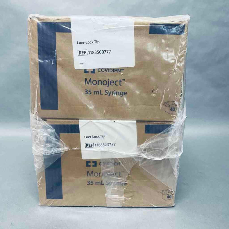Covidien Monoject Luer-Lock Syringe 35 ml Case of 160 Syringes Luer Covidien