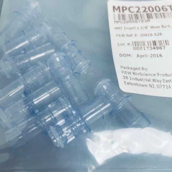 CPC Colder Products Company Hose Barb Non-valved Insert 3/8 in. 10 Inserts Other Medical & Lab Equipment CPC Colder Products