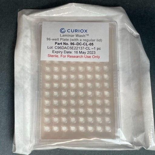 Curiox Laminar Wash Microplate with Lid 96 Well Total of 10 Plates Lab Consumables::Storage and Culture Plates Curiox