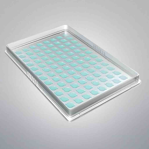 Curiox Laminar Wash Microplate with Lid 96 Well Total of 10 Plates Microplate Washers Curiox