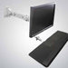 Custom Products Adjustable Pole Mount LCD Monitor Arm with Keyboard Tray Lab Equipment: Other Lab Equipment Custom Products