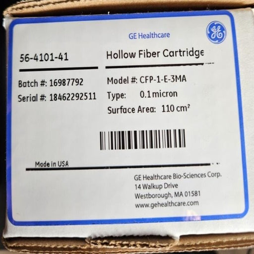 Cytiva GE Hollow Fiber Filter Tangential Flow Cartridge CFP-1-E-3MA Filters GE