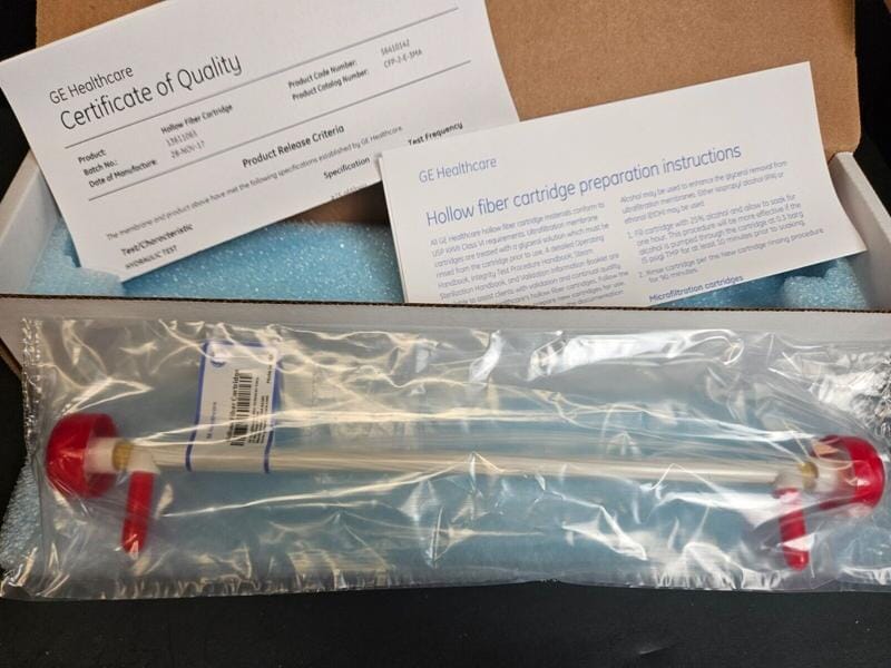 Cytiva GE Hollow Fiber Filter Cartridge Tangential Flow — Life
