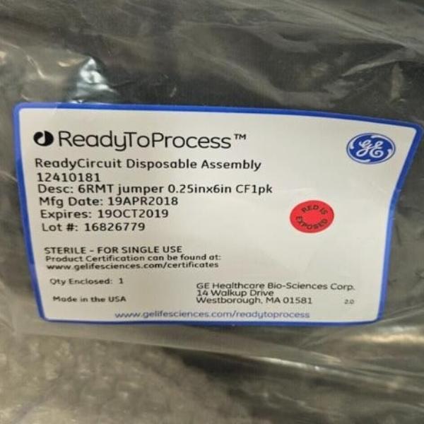 Cytiva GE ReadyCircuit Jumper Single Use 6 Ports T Manifold Other Cytiva