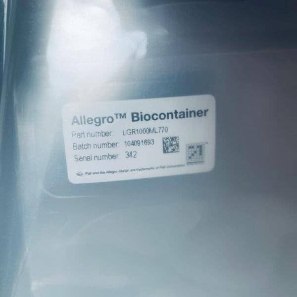 Cytiva Pall Allegro 2D Biocontainer Kit with Two 1 L and One 250 ml Container Bioreactors & Fermenters Cytiva