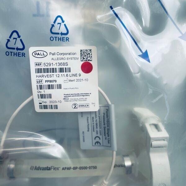 Cytiva Pall Allegro Ready Transfer Set and Pressure Sensor Bioreactors & Fermenters Cytiva