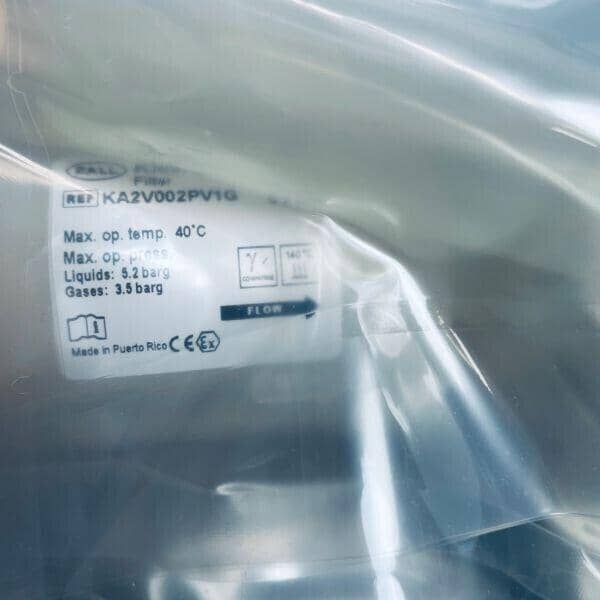 Cytiva Pall Emflon II in Kleenpak 0.2 um 820 cm2 Filter Area Bioreactors & Fermenters Cytiva
