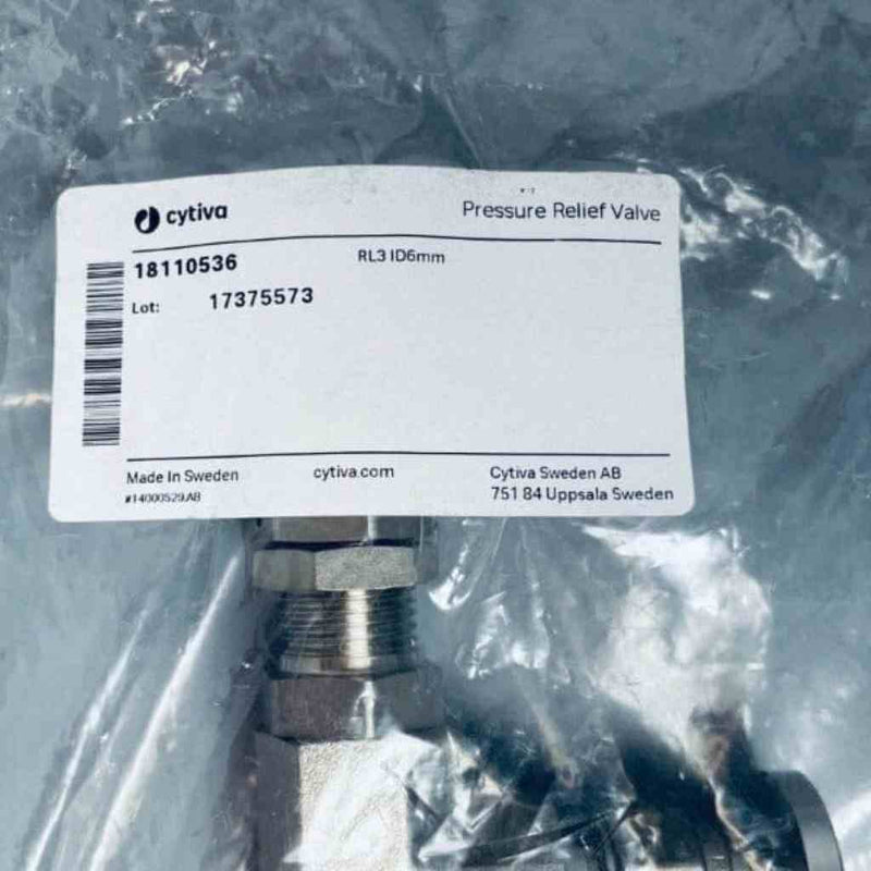 Cytiva Pressure Relief Valve for FineLine Columns Chromatography Systems Cytiva