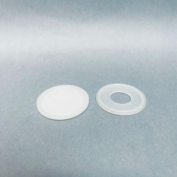 Cytiva Tri-Clamp Blank-Off Cap 50 mm Polysulfone Lot of 4 Sanitary Fittings Cytiva