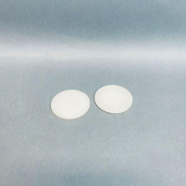 Cytiva Tri-Clamp Blank-Off Cap 64 mm Polyvinylidene Difluoride Lot of 4 Caps Sanitary Fittings Cytiva