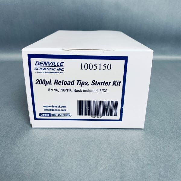 Denville Pipette Tips 200 ul 40 Reload Racks Pipettes & Pipette Tips Denville Scientific