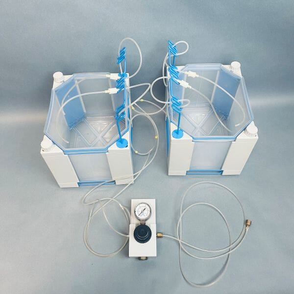 Dionex Eluent Organizer EO1 Dual Buckets with Pressure Guage Chromatography Systems Dionex