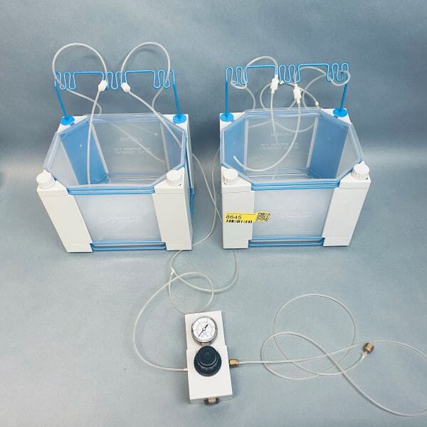 Dionex Eluent Organizer EO1 Dual Buckets with Pressure Guage Chromatography Systems Dionex